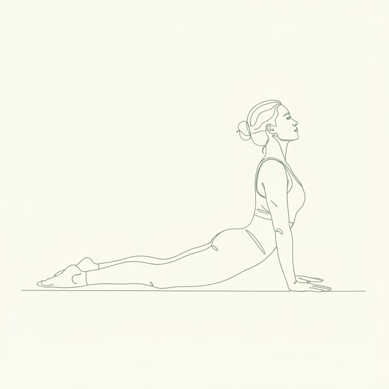 Upward-Facing Dog Pose yoga pose illustration