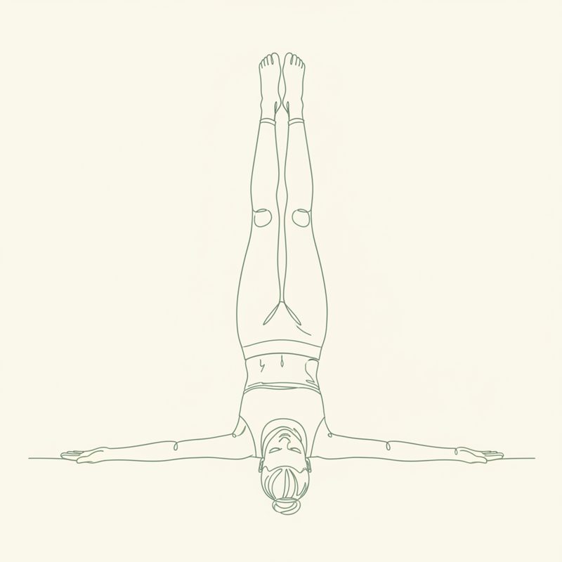 Upward Extended Feet Pose yoga pose illustration
