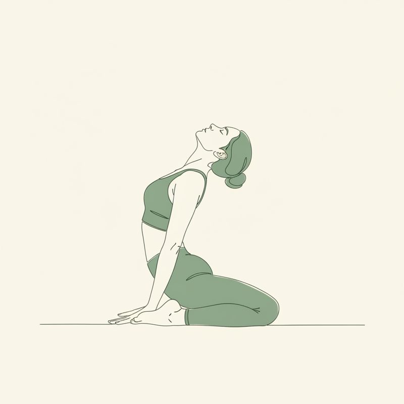 Lying Hero Pose yoga pose illustration