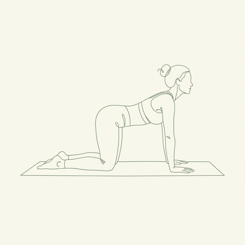 Table Pose yoga pose illustration