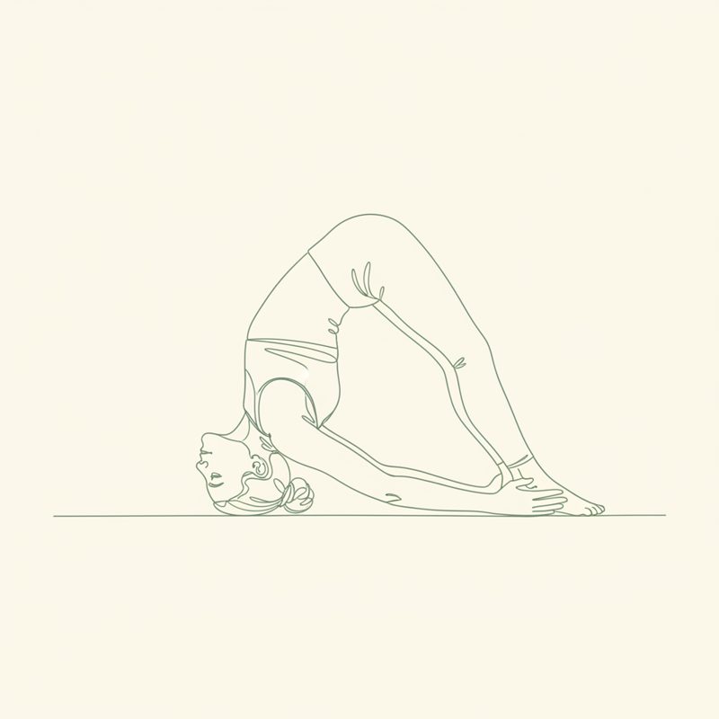 Ear Pressure Pose yoga pose illustration